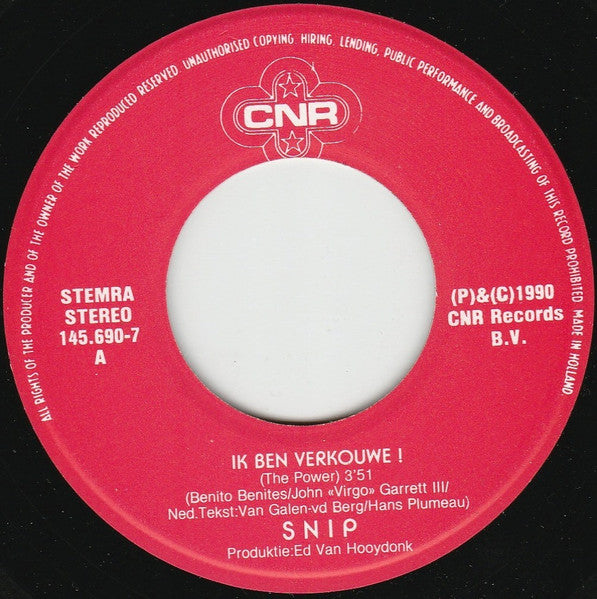 Snip - Ik Ben Verkouwe 14507 Vinyl Singles VINYLSINGLES.NL