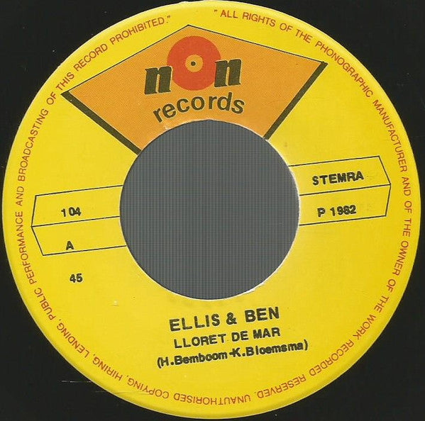 Ellis & Ben - Lloret De Mar 30959 Vinyl Singles Goede Staat