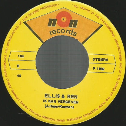 Ellis & Ben - Lloret De Mar 30959 Vinyl Singles VINYLSINGLES.NL