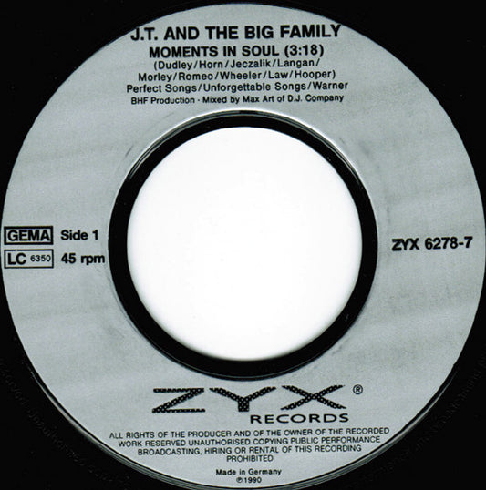J.T. And The Big Family - Moments In Soul