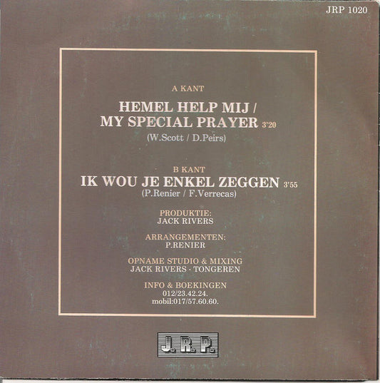 Tony Servi - Hemel Help Mij Vinyl Singles Vinyl Zeer Goed / Hoesje Goed "VINYLSINGLES.NL"