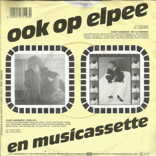 Conny Vandenbos - Johnny Vinyl Singles Vinyl Zeer Goed / Hoesje Goed "VINYLSINGLES.NL"