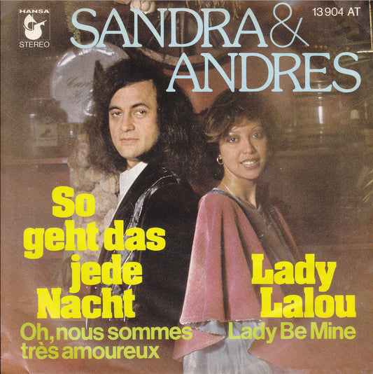 Sandra & Andres - So Geht Das Jede Nacht Vinyl Singles Vinyl Very Good (VG) <br> Hoes Good Plus (G+)