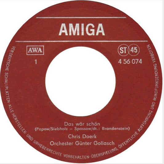 Chris Doerk - Das War Schon