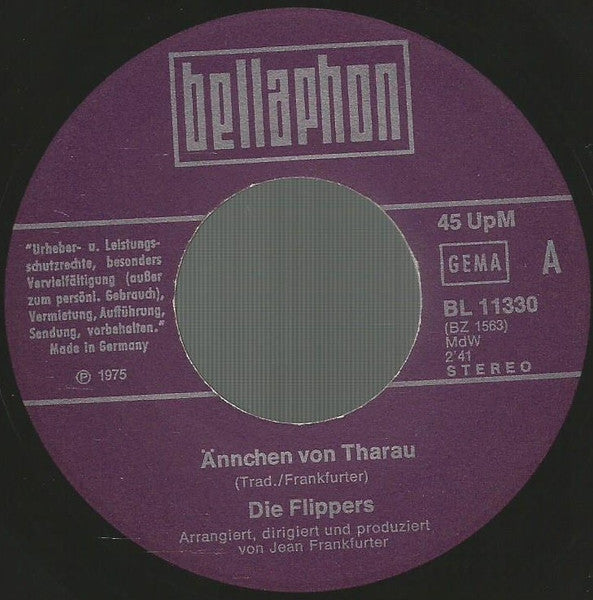 Flippers - Ännchen Von Tharau 31784 Vinyl Singles Goede Staat