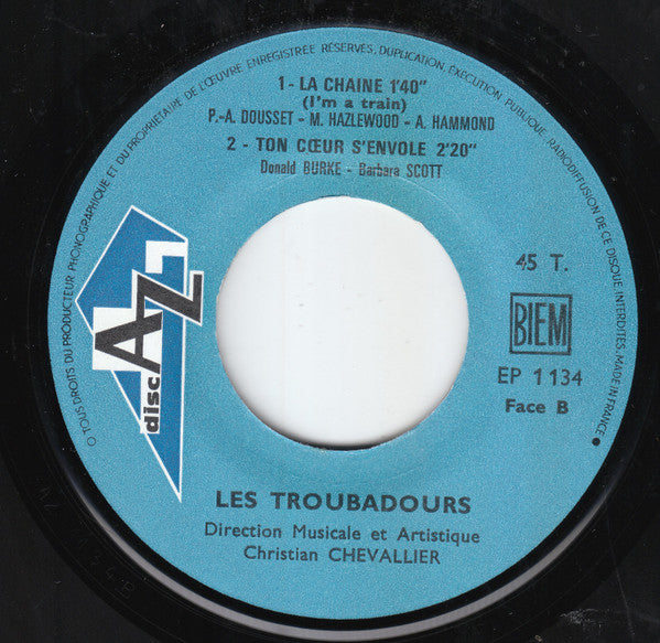 Les Troubadours - Le Vent Et La Jeunesse (EP) 32215 Vinyl Singles EP Goede Staat