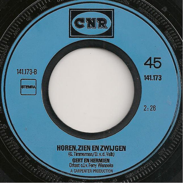 Gert En Hermien - De Nieuwe Wereld 03967 Vinyl Singles VINYLSINGLES.NL