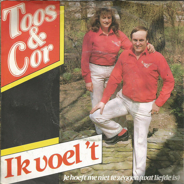 Toos & Cor - Ik Voel 't Vinyl Singles VINYLSINGLES.NL