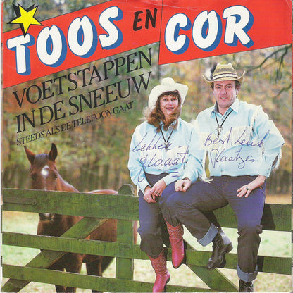 Toos & Cor - Voetstappen In De Sneeuw 23580 28760 Vinyl Singles VINYLSINGLES.NL
