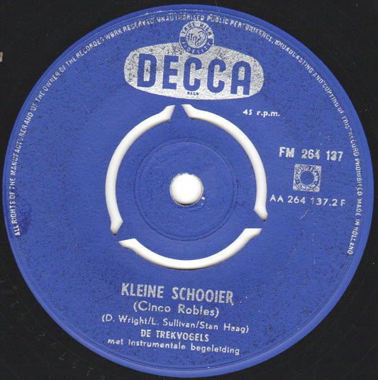 Trekvogels - Onder Een Blauwe Kiel 25024 Vinyl Singles Media VG+ / Sleeve Generic