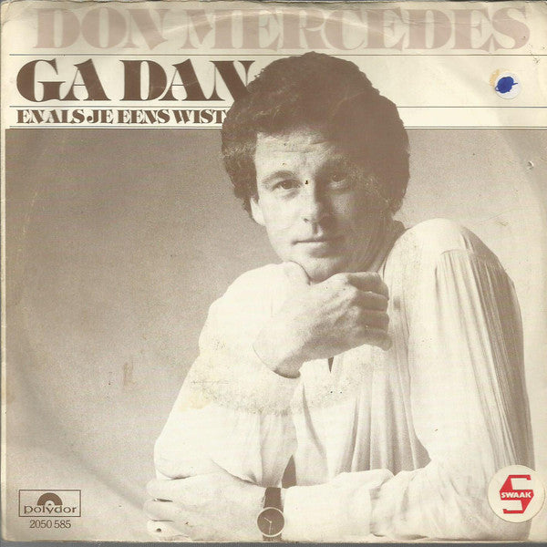 Don Mercedes - Ga Dan Vinyl Singles Vinyl Very Good (VG) <br> Hoes Good Plus (G+)