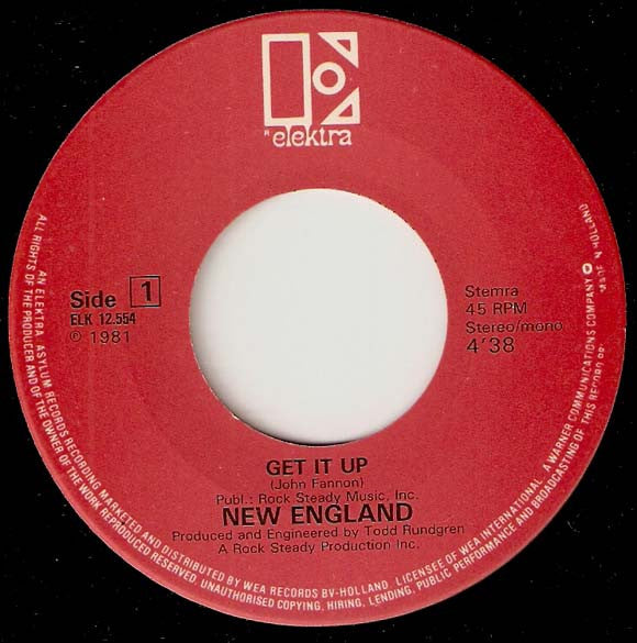 New England - Get It Up 32061 Vinyl Singles Goede Staat