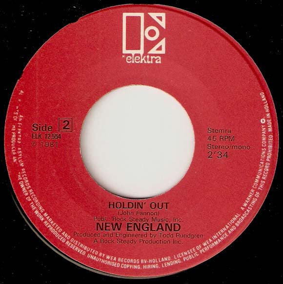 New England - Get It Up 32061 Vinyl Singles Goede Staat