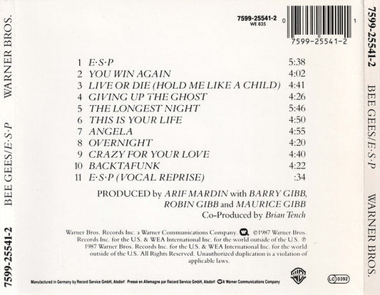 Bee Gees - E·S·P (CD)