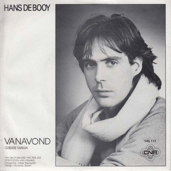 Hans de Booy - Vanavond Vinyl Singles VINYLSINGLES.NL