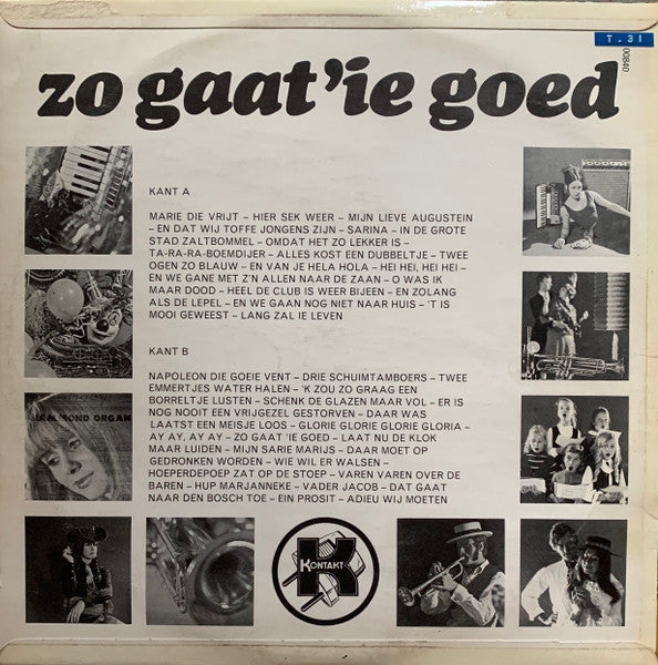 Various - Zo gaat 'ie goed (LP) 48609 Vinyl LP Goede Staat