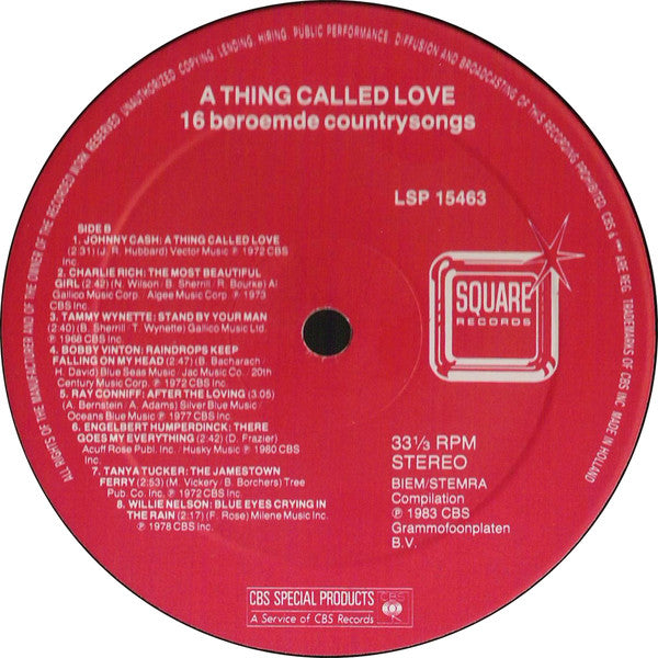 Various - A Thing Called Love (LP) 46246 Vinyl LP VINYLSINGLES.NL