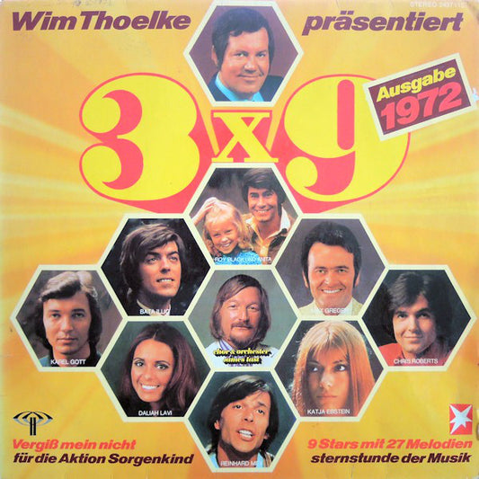 Various - 3x9 (9 Stars Mit 27 Melodien, Sternstunde Der Musik, Ausgabe 1972) (LP) 43949 Vinyl LP VINYLSINGLES.NL