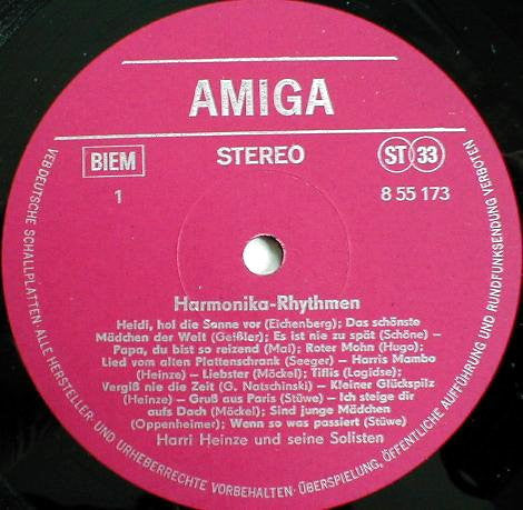 Harri Heinze Und Seine Solisten - Harmonika-Rhythmen (LP)