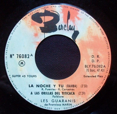 Les Guaranis De Francisco Marin - La Nouvelle Bamba Vinyl Singles EP Media: VG+ / Sleeve: G+ "VINYLSINGLES.NL"
