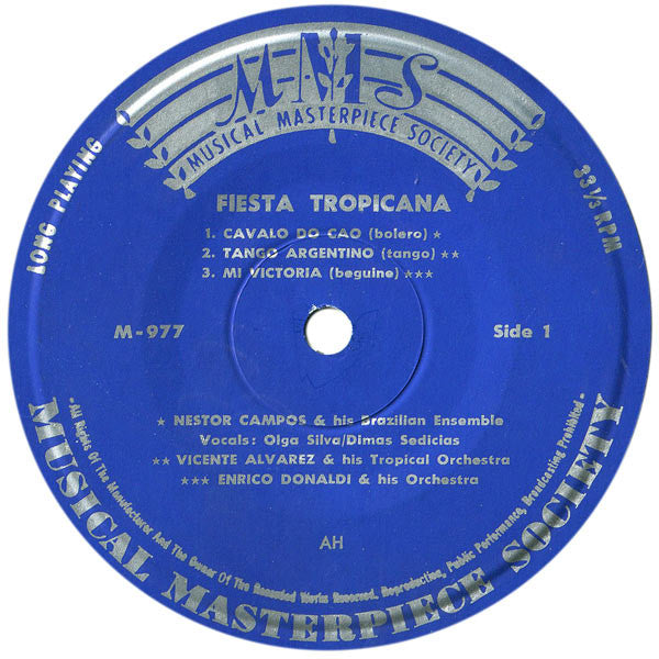 Various – Fiesta Tropicana (EP) 13662 33722 36450 Vinyl Singles Goede Staat