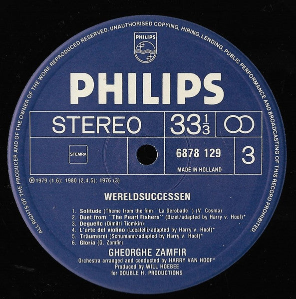 Gheorghe Zamfir - Wereldsuccessen - Zijn 24 Mooiste Melodieën (LP) 49632 Vinyl LP VINYLSINGLES.NL