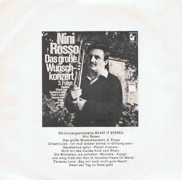 Nino Rosso - Mr. IL Silenzio - Das Lied Vom Glück 30687 Vinyl Singles Goede Staat