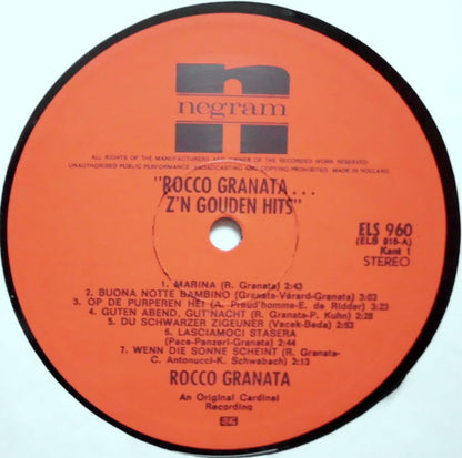 Rocco Granata - Z'n Gouden Hits (LP) 49319 Vinyl LP VINYLSINGLES.NL