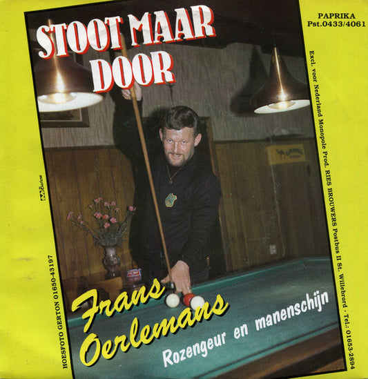 Frans Oerlemans - Stoot Maar Door 02379 29012 Vinyl Singles VINYLSINGLES.NL