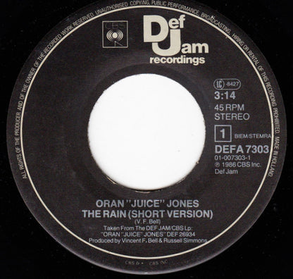 Oran 'Juice' Jones - The Rain 14061 17615 18163 21386 Vinyl Singles VINYLSINGLES.NL