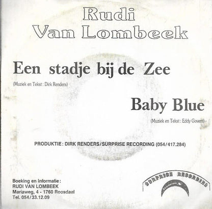 Rudi Van Lombeek - Een Stadje Bij De Zee 30982 Vinyl Singles VINYLSINGLES.NL