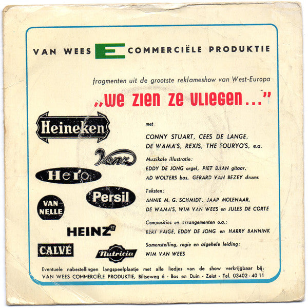 Various - We Zien Ze Vliegen 32221 33658 Vinyl Singles Goede Staat