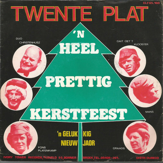 Twente Plat - 'n Prettig Kerstfeest, 'n Gelukkig Nieuwjaar 13985 Vinyl Singles Goede Staat