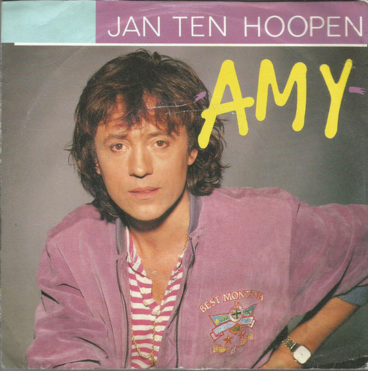 Jan ten Hoopen - Amy Vinyl Singles Vinyl Goed / Hoes Sticker