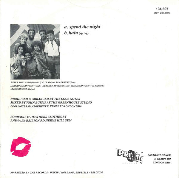 Cool Notes - Spend Night 19699 Vinyl Singles VINYLSINGLES.NL