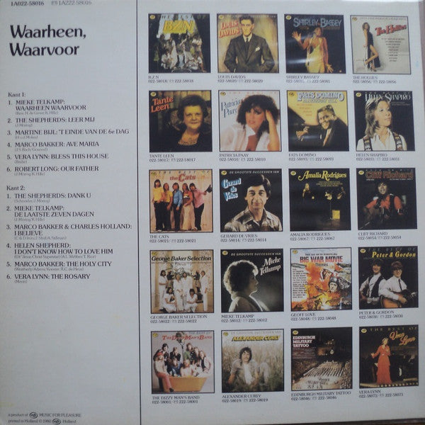 Various - Waarheen, Waarvoor (LP) Vinyl LP Goede Staat