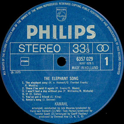 Kamahl - The Elephant Song (LP) 45254 Vinyl LP Goede Staat