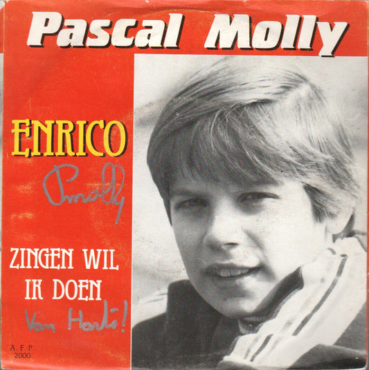 Pascal Molly - Enrico Vinyl Singles Vinyl Very Good (VG) <br> Hoes Good Plus (G+)