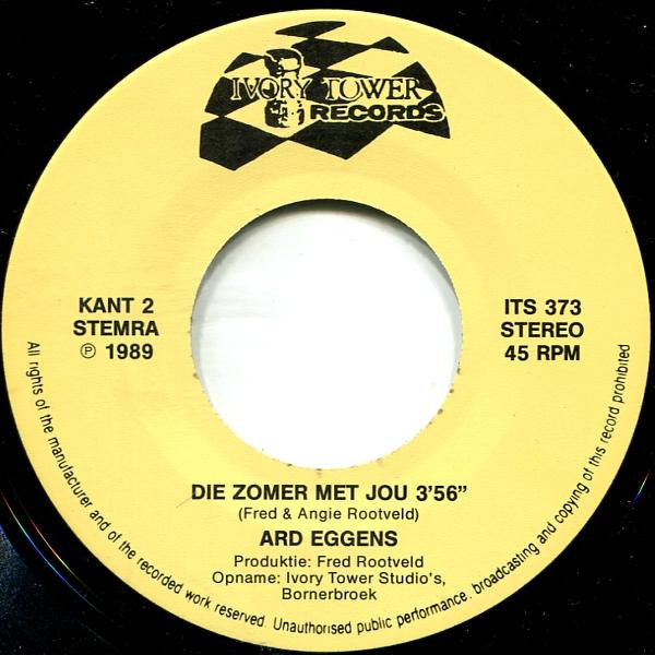 Ard Eggens - Geen Zee Te Hoog 31495 Vinyl Singles VINYLSINGLES.NL