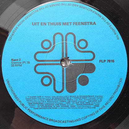 Various - Uit En Thuis Met Feenstra (LP) 41612 Vinyl LP Goede Staat