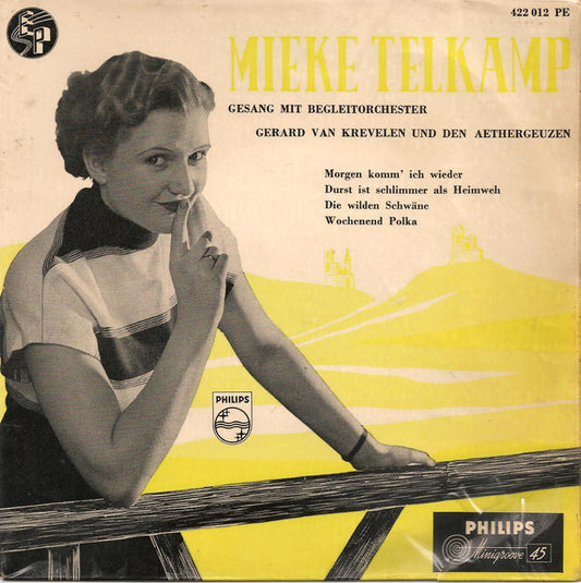 Mieke Telkamp - Morgen Komm' Ich Wieder (EP) Vinyl Singles EP Goede Staat