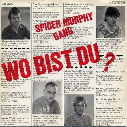 Spider Murphy Gang - Wo Bist Du Vinyl Singles VINYLSINGLES.NL
