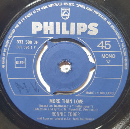 Ronnie Tober - More Than Love 31782 Vinyl Singles Goede Staat