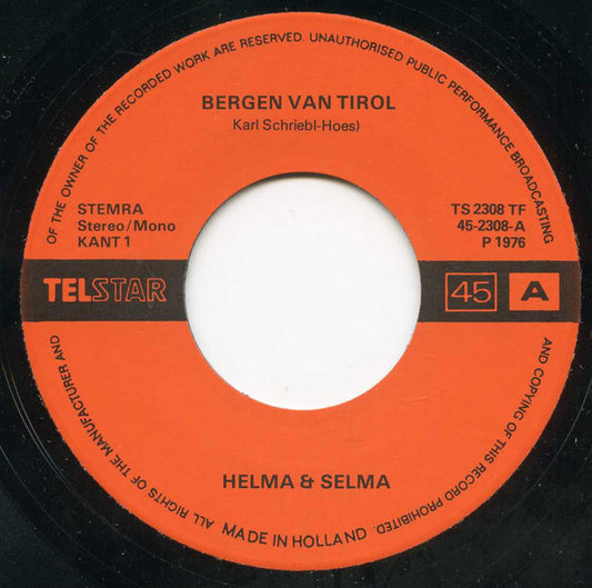 Helma & Selma - Bergen Van Tirol