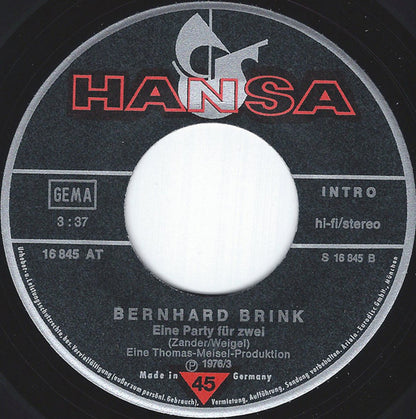 Bernhard Brink - Wenn Aus Freundschaft Liebe Wird 31246 Vinyl Singles Goede Staat