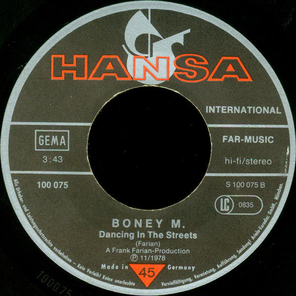 Boney M. - Mary's Boy Child 37181 16062 30673 30363 28121 27830 27999 01651 11332 12222 06387 10556 Vinyl Singles Goede Staat