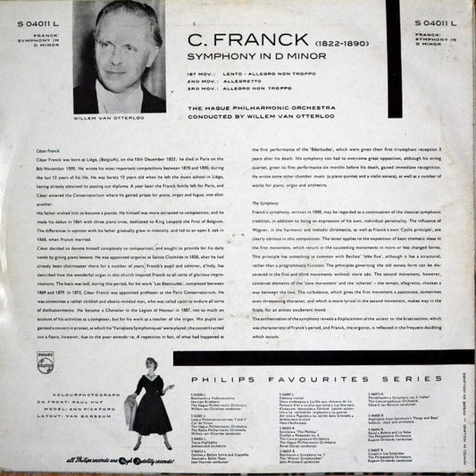 Cesar Franck Willem Van Otterloo - The Residency-Orchestra (The Hague) (LP)