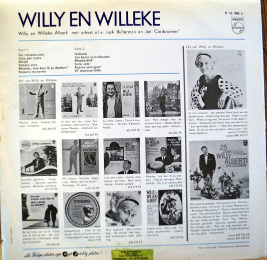 Willy & Willeke Alberti - Willy En Willeke (LP) Vinyl LP Vinyl Zeer Goed / Hoesje Goed "VINYLSINGLES.NL"
