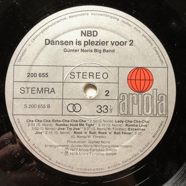 Günter Noris Big Band - NBD - Dansen Is Plezier Voor 2 (LP) 42535 Vinyl LP VINYLSINGLES.NL