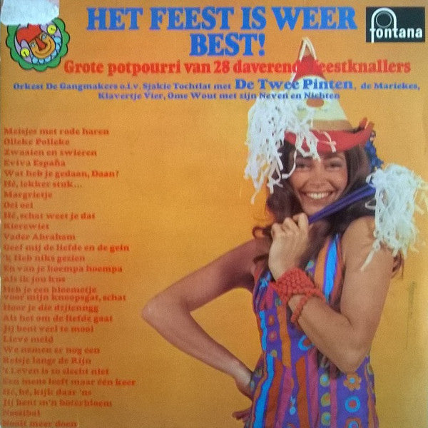 Orkest De Gangmakers - Het Feest Is Weer Best! (LP) 40757 Vinyl LP Goede Staat